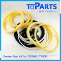 TEISAKU TR393 TR400 Hydraulic Breaker Seal kit For TEISAKU TR393 TR400 Hydraulic Hammer Seal Kit TR-393 repair kit for TR-400
